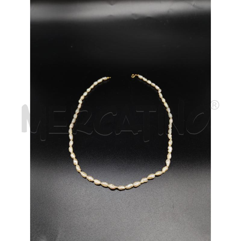 COLLANA GIROCOLLO PERLINE DI FIUME | Mercatino dell'Usato Mestre 1