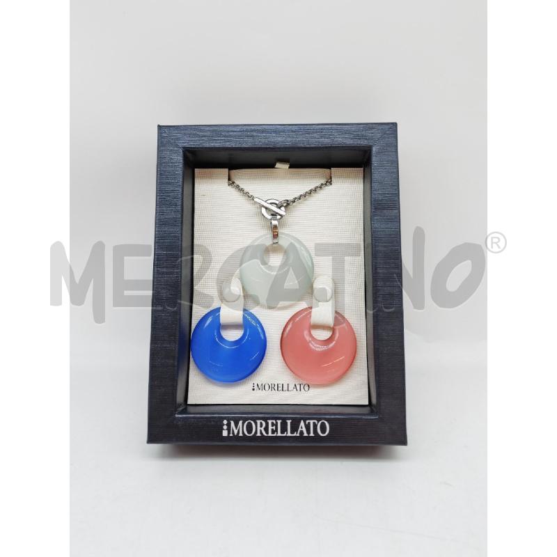 COLLANA MORELLATO ARGENTATA 3 CIONDOLI | Mercatino dell'Usato Mestre 1