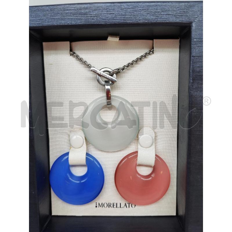 COLLANA MORELLATO ARGENTATA 3 CIONDOLI | Mercatino dell'Usato Mestre 2