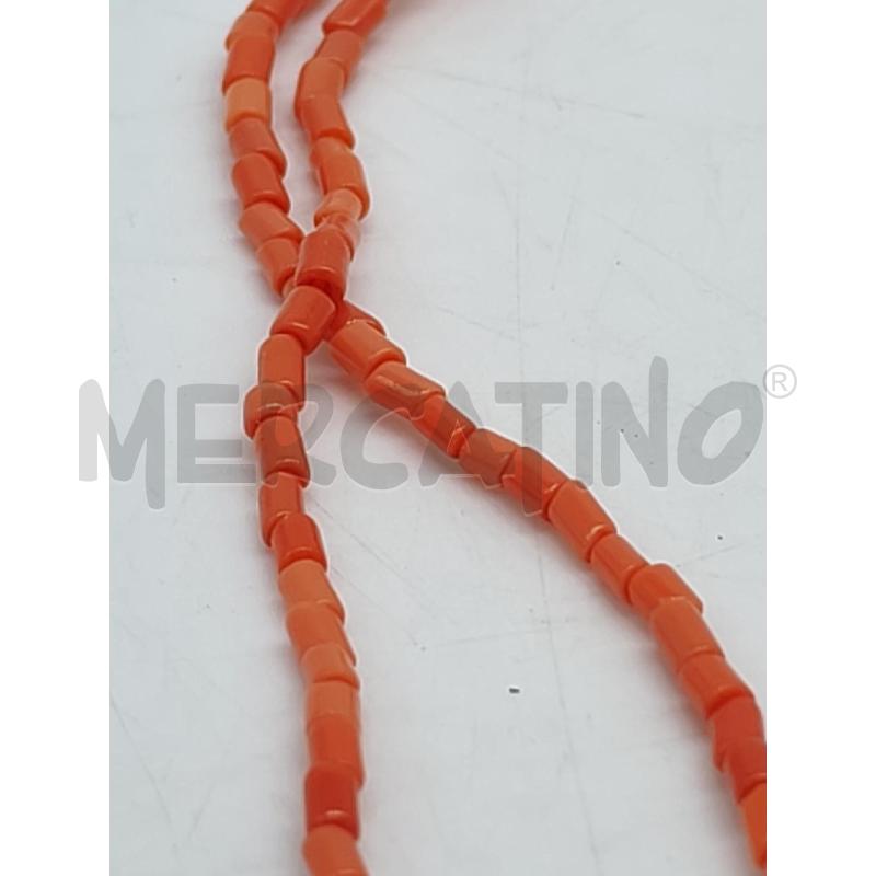 COLLANA PERLINE CORALLO | Mercatino dell'Usato Mestre 2