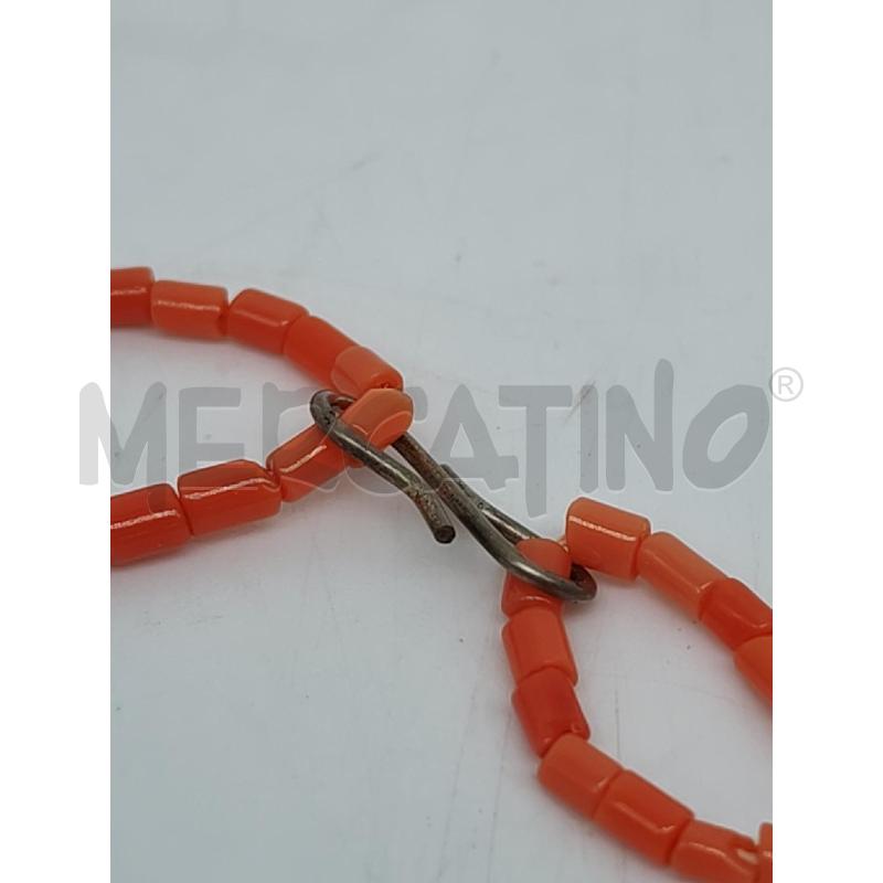 COLLANA PERLINE CORALLO | Mercatino dell'Usato Mestre 3