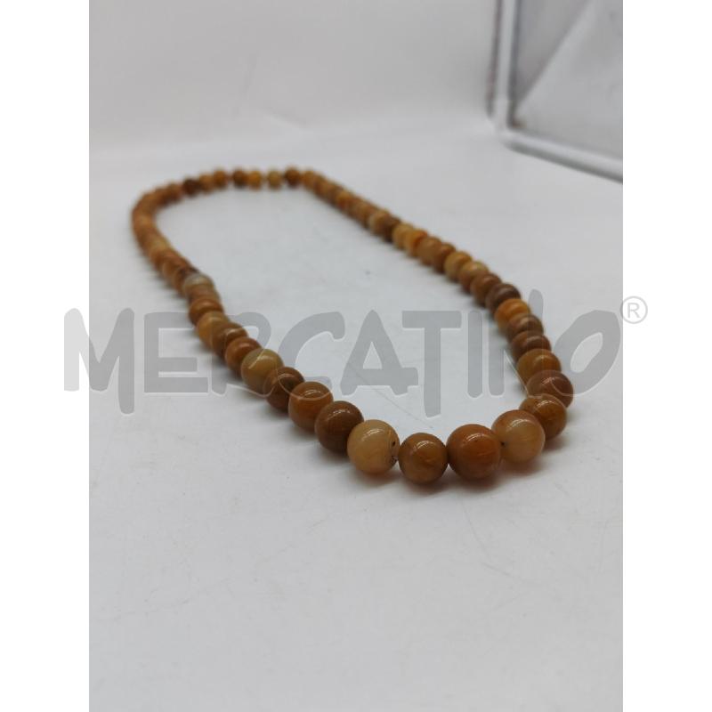 COLLANA PIETRA DURA MARRONE | Mercatino dell'Usato Mestre 2