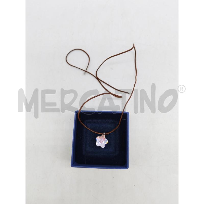 COLLANA SWAROVSKY FIORE LILLA  | Mercatino dell'Usato Mestre 1