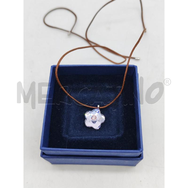 COLLANA SWAROVSKY FIORE LILLA  | Mercatino dell'Usato Mestre 2