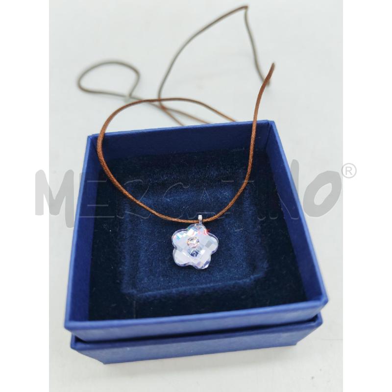 COLLANA SWAROVSKY FIORE LILLA  | Mercatino dell'Usato Mestre 3