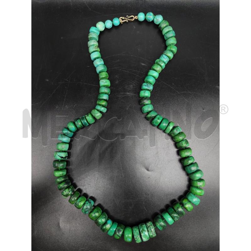 COLLANA VERDE LUNGA | Mercatino dell'Usato Mestre 1