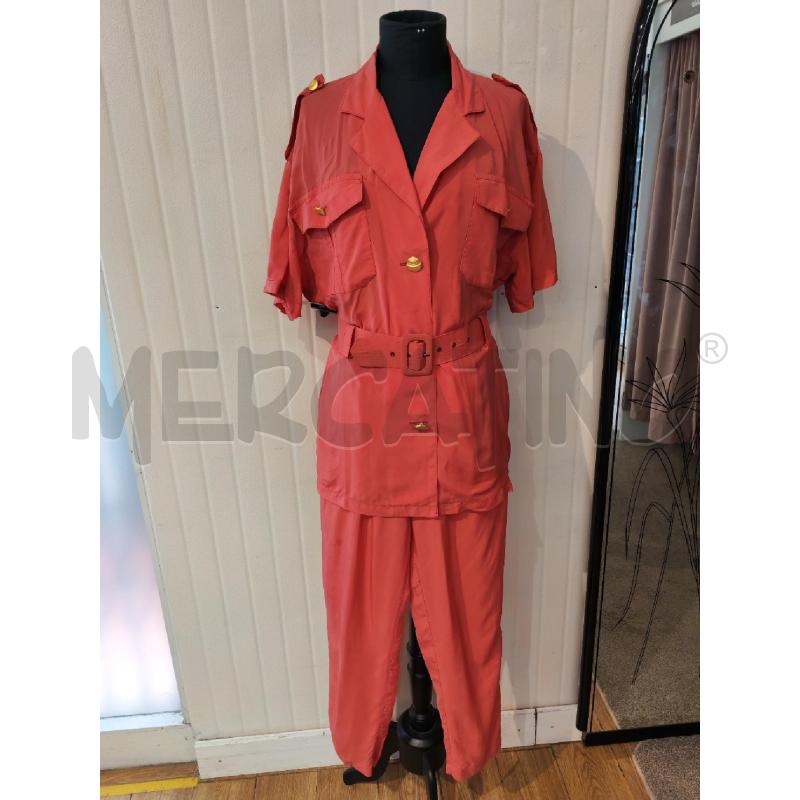 COMPLETO DONNA ACCORDO CORALLO 100% CUPRO | Mercatino dell'Usato Mestre 1