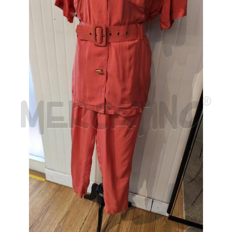 COMPLETO DONNA ACCORDO CORALLO 100% CUPRO | Mercatino dell'Usato Mestre 3