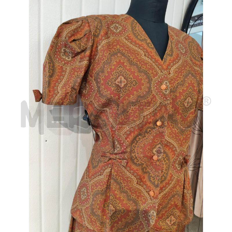 COMPLETO DONNA ARAGON ROSSO GIALLO BLAZER E GONNA PENCES  | Mercatino dell'Usato Mestre 2