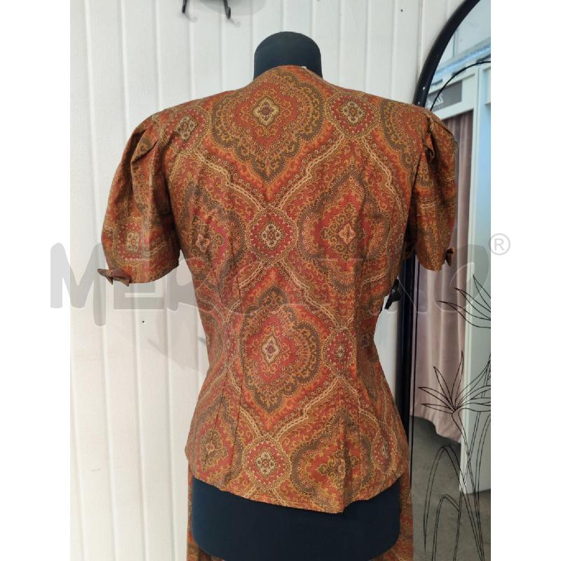 COMPLETO DONNA ARAGON ROSSO GIALLO BLAZER E GONNA PENCES  | Mercatino dell'Usato Mestre 4