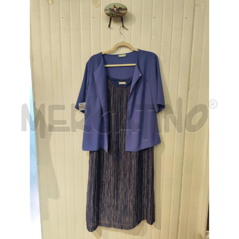 COMPLETO DONNA DREAM BLU AZZURRO ABITO E CARDIGAN | Mercatino dell'Usato Mestre 1