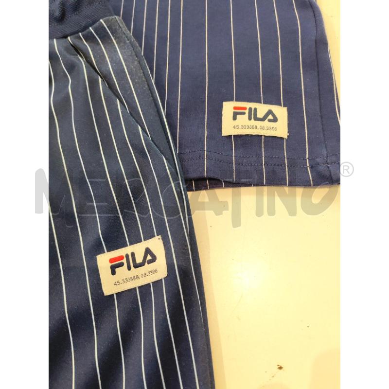 COMPLETO DONNA FILA BLU RIGHINE BIANCHE | Mercatino dell'Usato Mestre 2