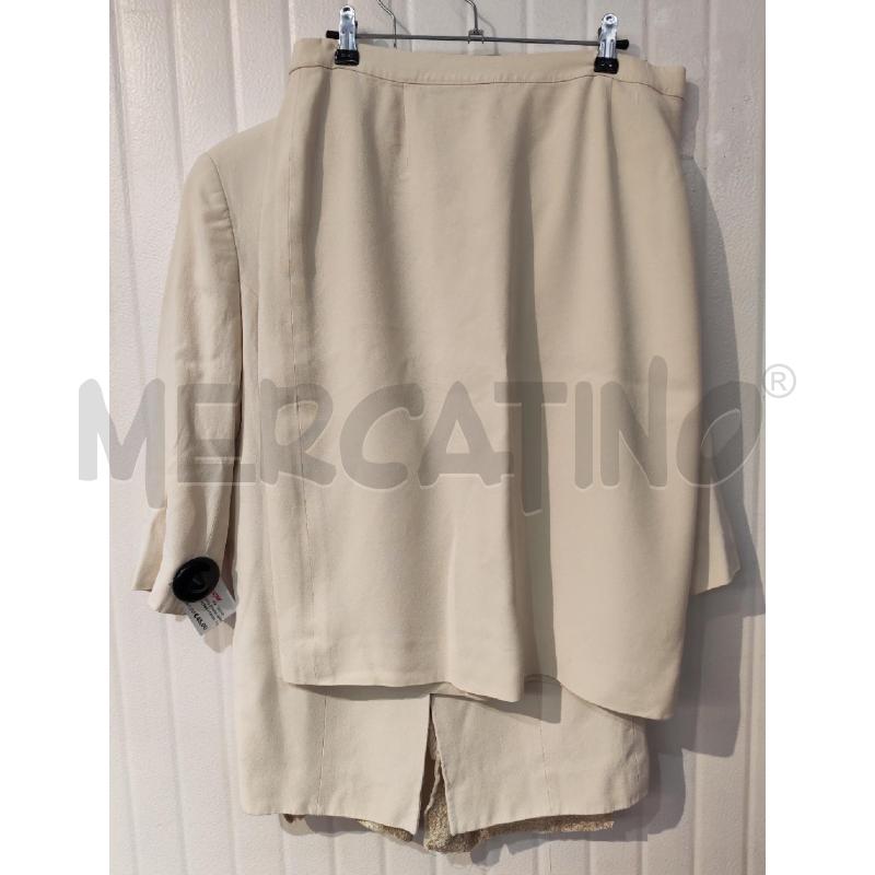 COMPLETO DONNA GIANFRANCO FERRE FORMA BEIGE CHIARISSIMO | Mercatino dell'Usato Mestre 2