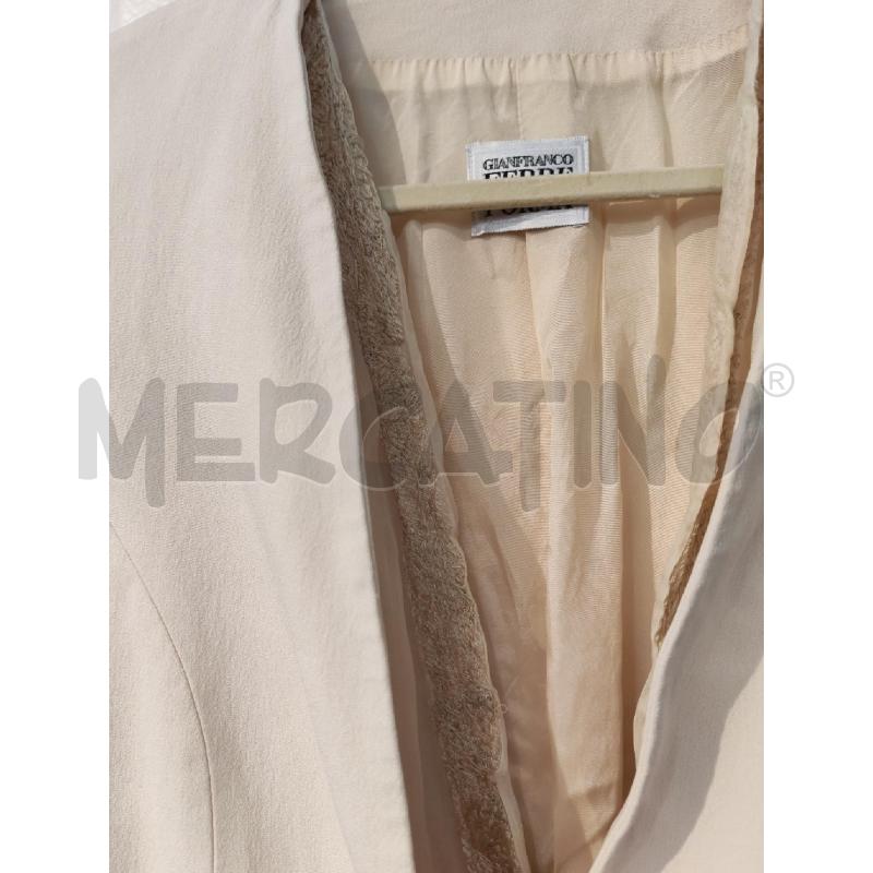 COMPLETO DONNA GIANFRANCO FERRE FORMA BEIGE CHIARISSIMO | Mercatino dell'Usato Mestre 3