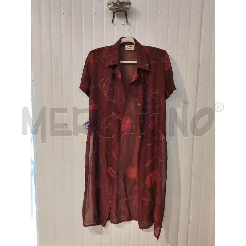 COMPLETO DONNA GIANNI B. BORDEAUX 100% VISCOSA | Mercatino dell'Usato Mestre 4