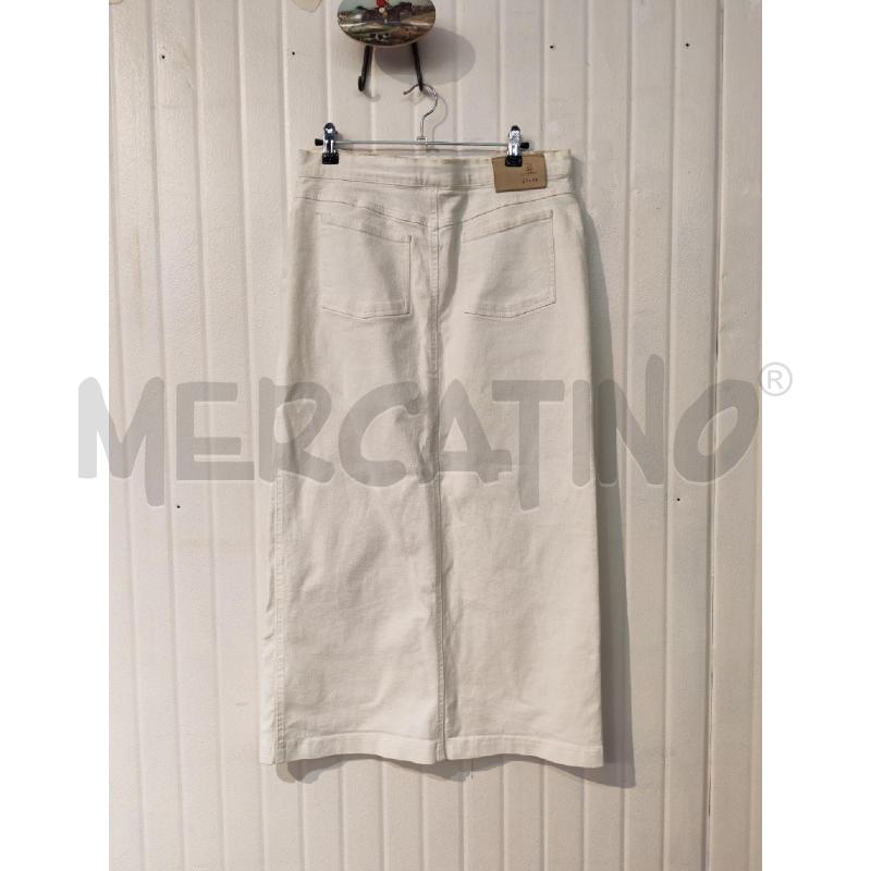 COMPLETO DONNA I BLUES BIANCO DENIM GONNA E GIUBBINO | Mercatino dell'Usato Mestre 3