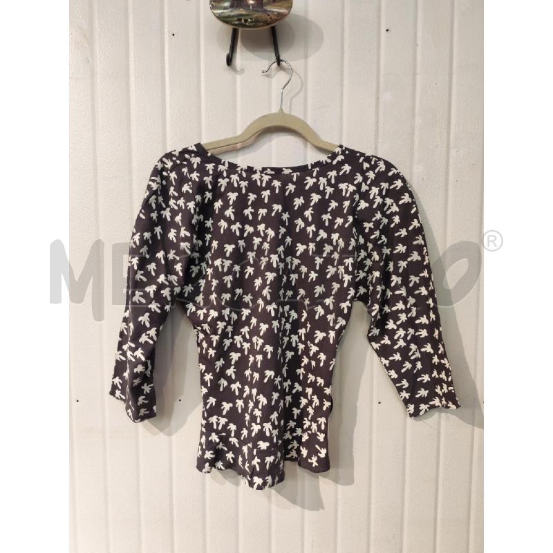 COMPLETO DONNA KRIZIA GRIGIO MAGLIA E GONNA FANTASIA PALME BIANCHE | Mercatino dell'Usato Mestre 3