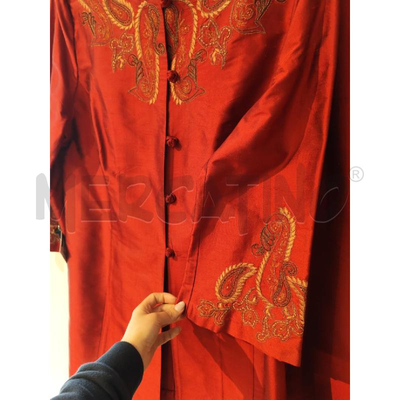 COMPLETO DONNA LUISA SPAGNOLI ROSSO INDIANO | Mercatino dell'Usato Mestre 3