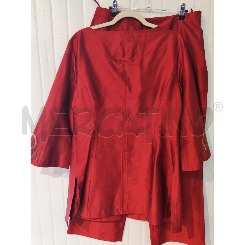 COMPLETO DONNA LUISA SPAGNOLI ROSSO INDIANO | Mercatino dell'Usato Mestre 5
