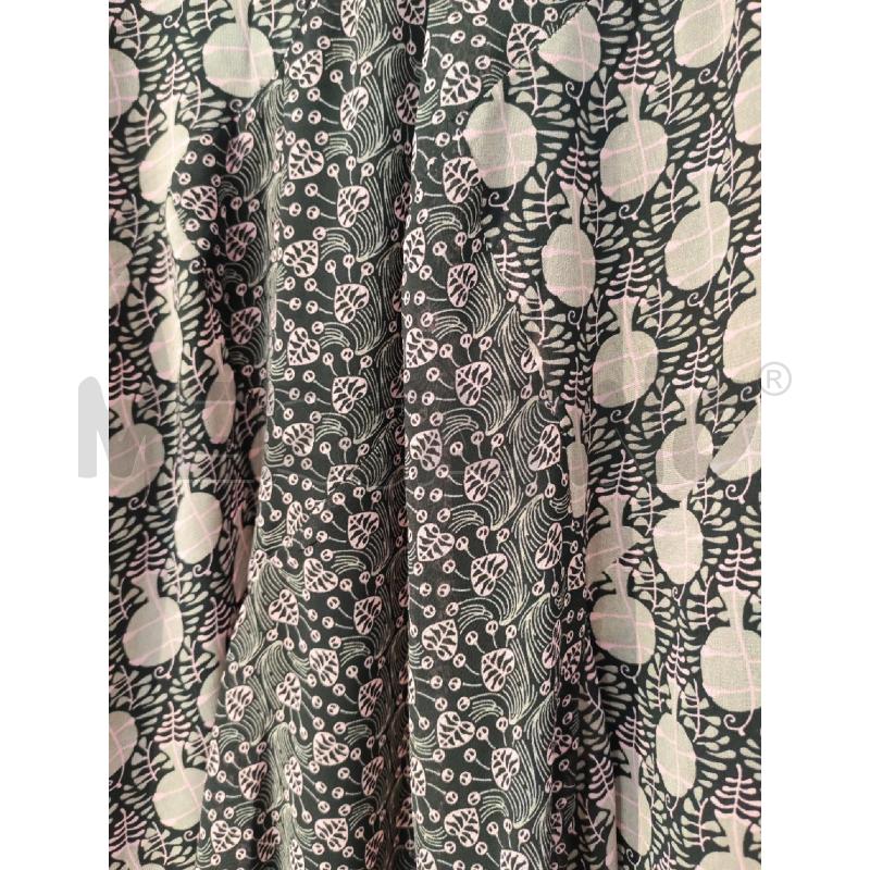 COMPLETO DONNA MADE IN ITALY NERO FANTASIA LILLA | Mercatino dell'Usato Mestre 3
