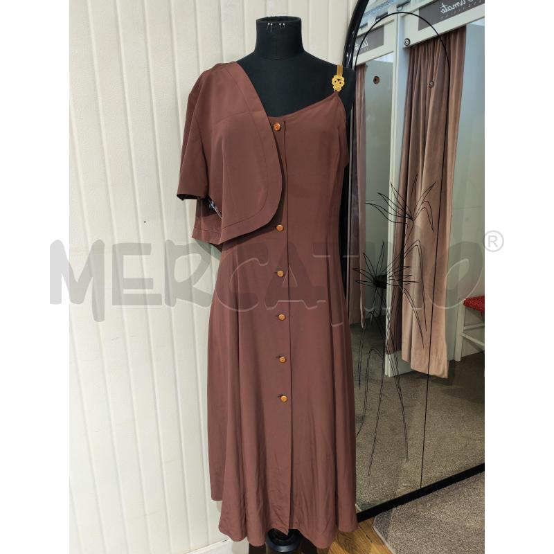 COMPLETO DONNA RENATO BALESTRA MALVA COPRISPALLE E ABITO | Mercatino dell'Usato Mestre 1