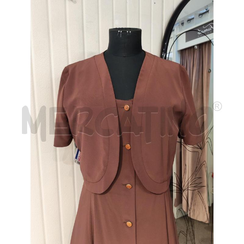 COMPLETO DONNA RENATO BALESTRA MALVA COPRISPALLE E ABITO | Mercatino dell'Usato Mestre 2