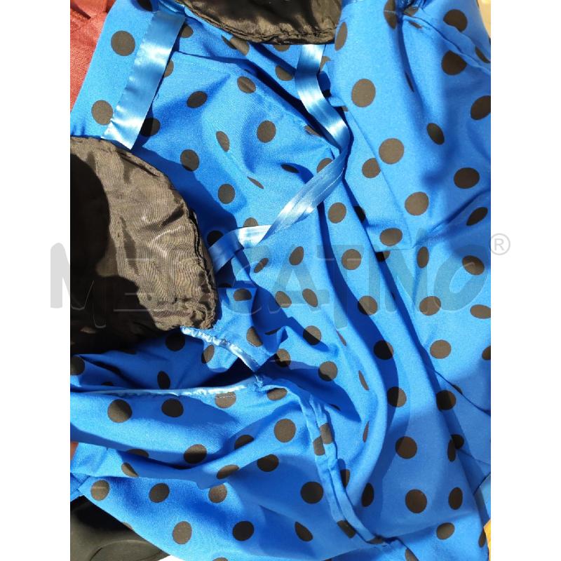 COMPLETO DONNA SARTORIALE BLU POIS NERI GIACCA E GONNA | Mercatino dell'Usato Mestre 5