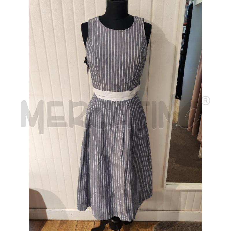 COMPLETO DONNA SM BLU/GRIGIO RIGHE BIANCHE | Mercatino dell'Usato Mestre 1
