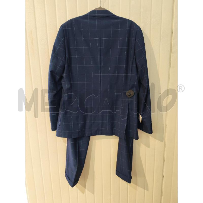 COMPLETO UOMO DAN JOHN BLU QUADRI BIANCHI | Mercatino dell'Usato Mestre 3