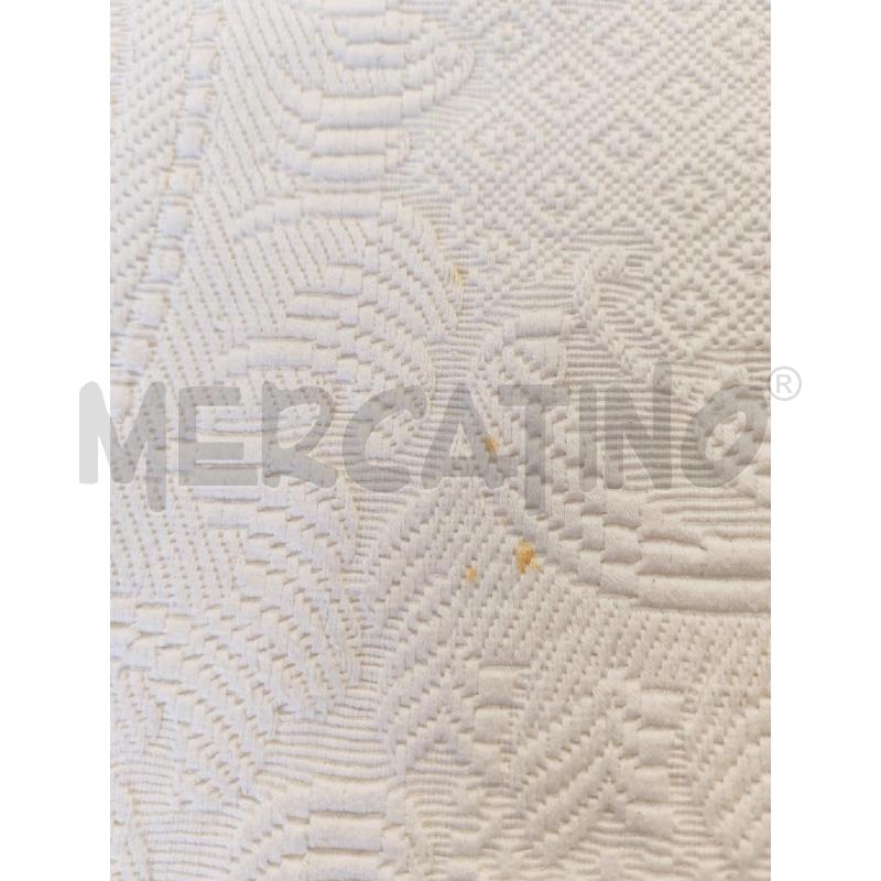 COPRI LETTO BIANCO PROFILI FRANGE  | Mercatino dell'Usato Mestre 4