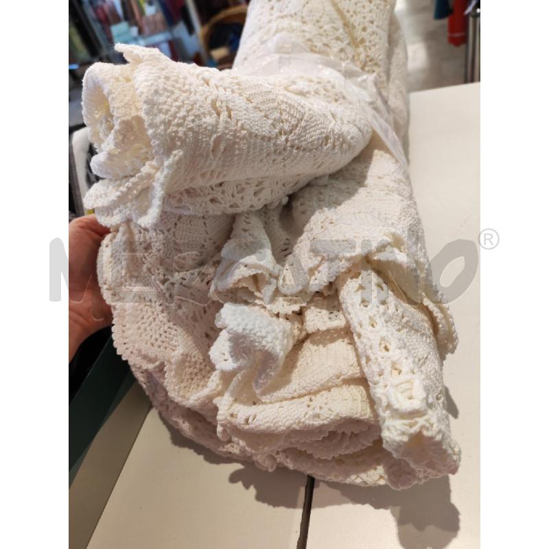 COPRI LETTO MATRIMONIALE UNCINETTO BIANCO | Mercatino dell'Usato Mestre 2