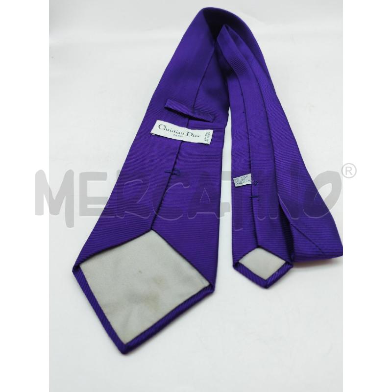 CRAVATTA CHRISTIAN DIOR VIOLA | Mercatino dell'Usato Mestre 2