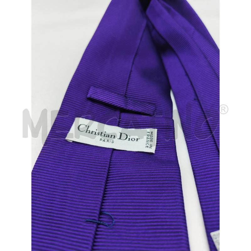 CRAVATTA CHRISTIAN DIOR VIOLA | Mercatino dell'Usato Mestre 3