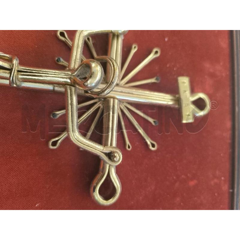 CROCIFISSO OTTONE STILIZZATO | Mercatino dell'Usato Mestre 3