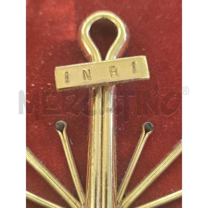 CROCIFISSO OTTONE STILIZZATO | Mercatino dell'Usato Mestre 4