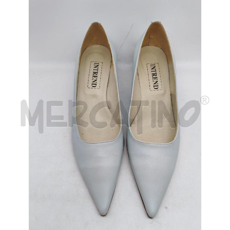 DECOLLETE INTREND AZZURRINE TACCO BASSO | Mercatino dell'Usato Mestre 2
