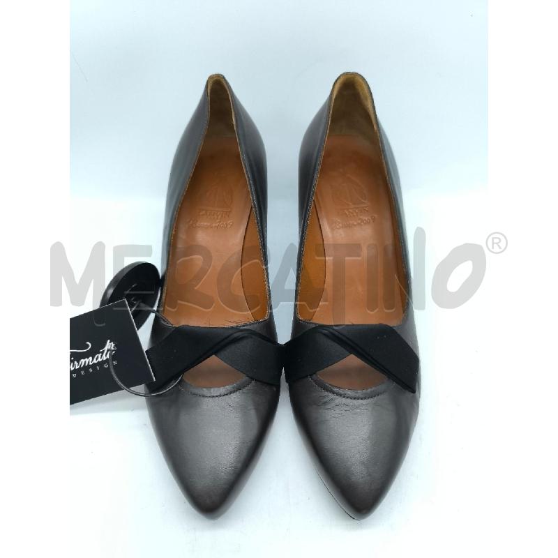 DECOLLETE LANVIN MARRONE CON FIOCCO NERO | Mercatino dell'Usato Mestre 1