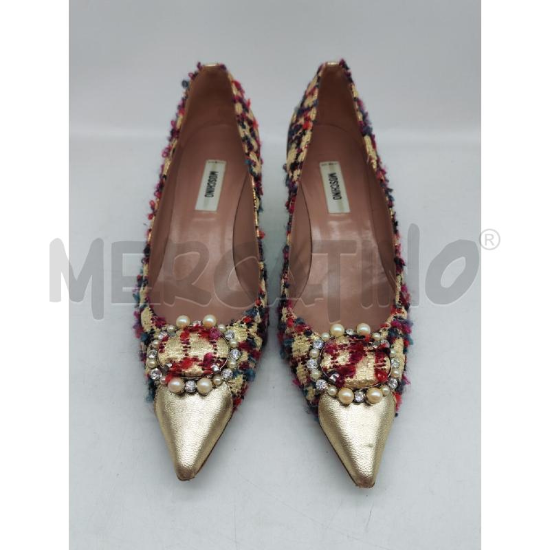 DECOLLETE MOSCHINO DORATE ROSA | Mercatino dell'Usato Mestre 3