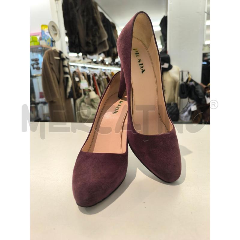 DECOLLETE PRADA BORDEAUX | Mercatino dell'Usato Mestre 1