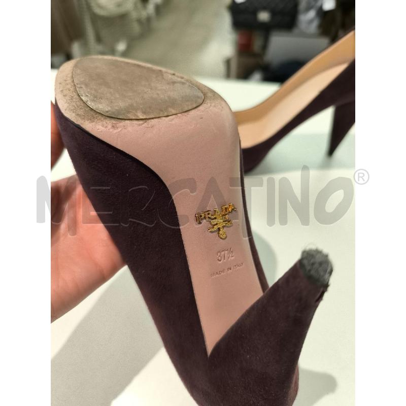 DECOLLETE PRADA BORDEAUX | Mercatino dell'Usato Mestre 3