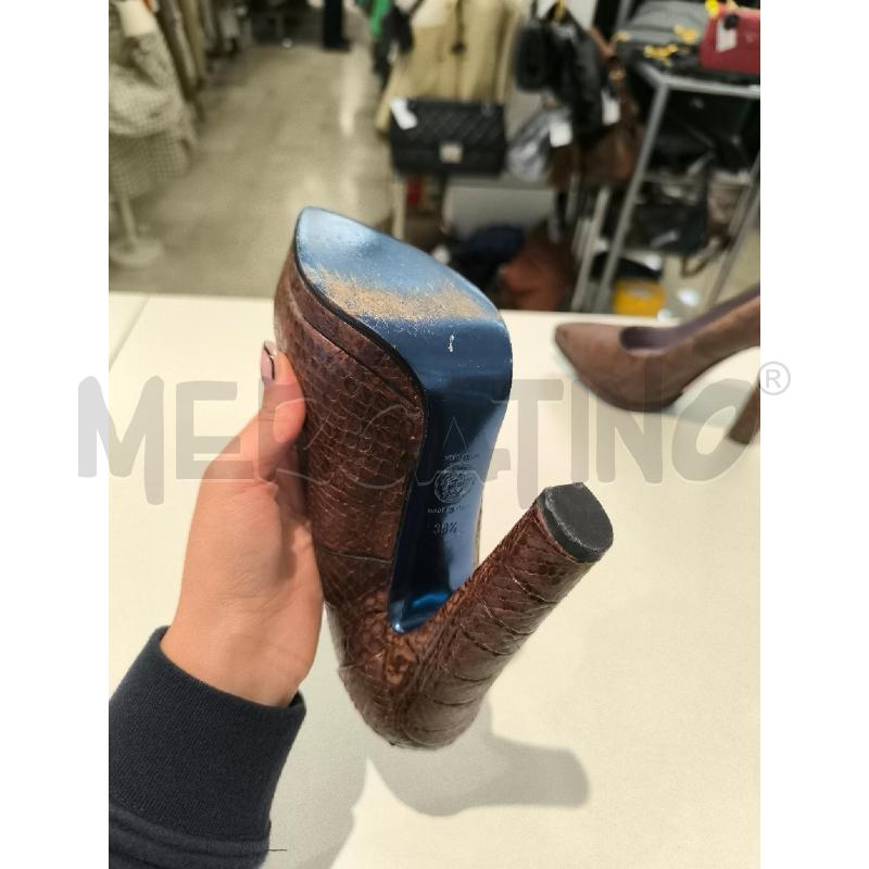 DECOLLETE VERSACE PITONATI MARRONE | Mercatino dell'Usato Mestre 5