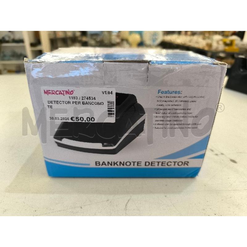  DETECTOR PER BANCONOTE | Mercatino dell'Usato Mestre 1