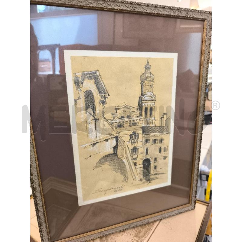 DISEGNO MATITA PONTE DI RIALTO  | Mercatino dell'Usato Mestre 1