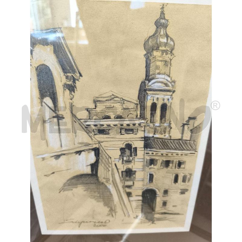 DISEGNO MATITA PONTE DI RIALTO  | Mercatino dell'Usato Mestre 3