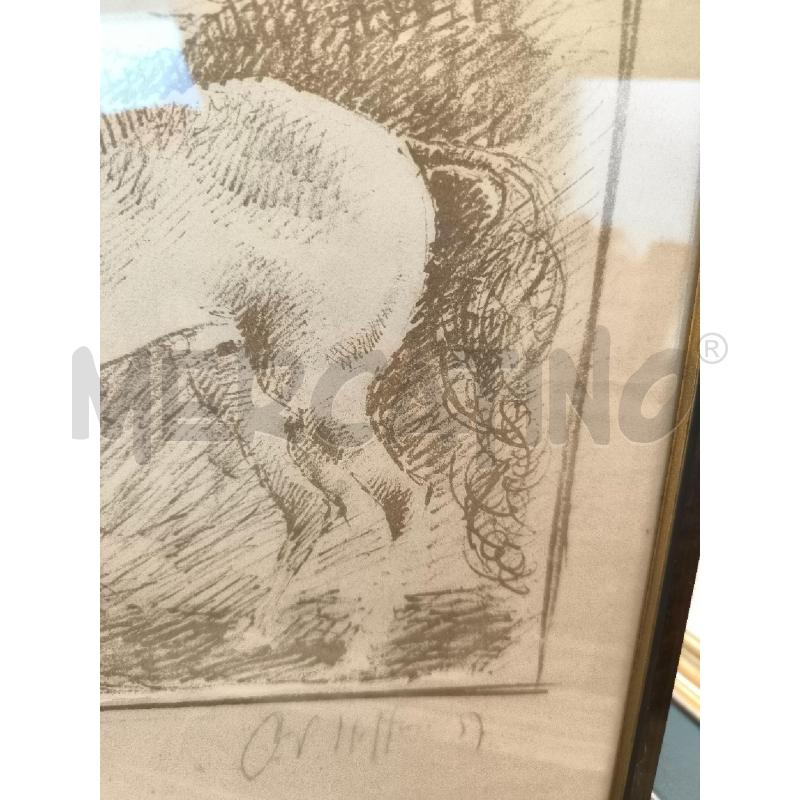 DISEGNO SU CARTA CAVALLO ALATO | Mercatino dell'Usato Mestre 4