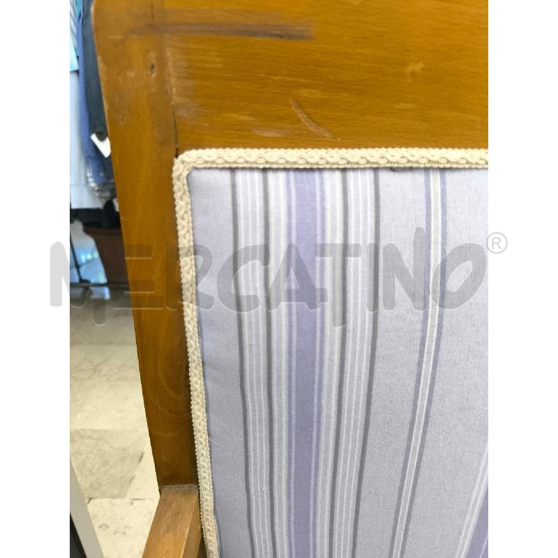 DIVANETTO TESSUTO A RIGHE CELESTI | Mercatino dell'Usato Mestre 4