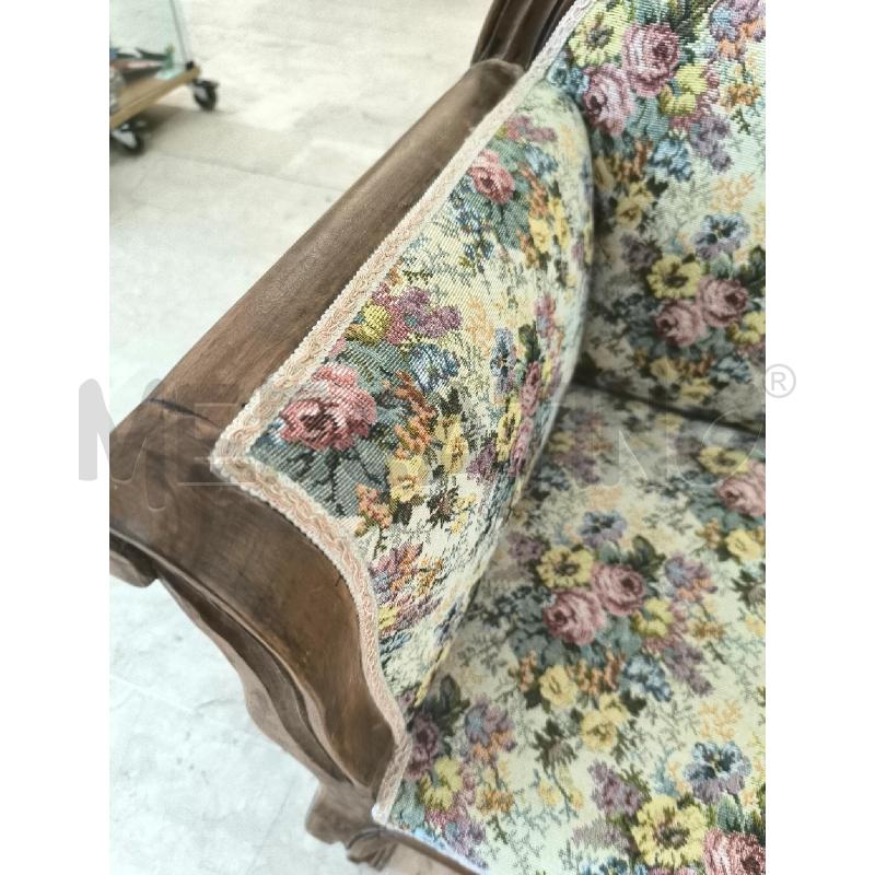 DIVANETTO TESSUTO FIORI  | Mercatino dell'Usato Mestre 4