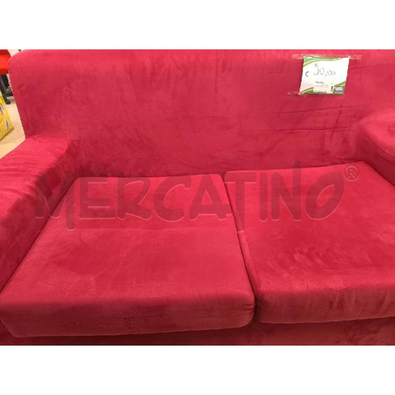DIVANO ROSSO 2 POSTI | Mercatino dell'Usato Mestre 1