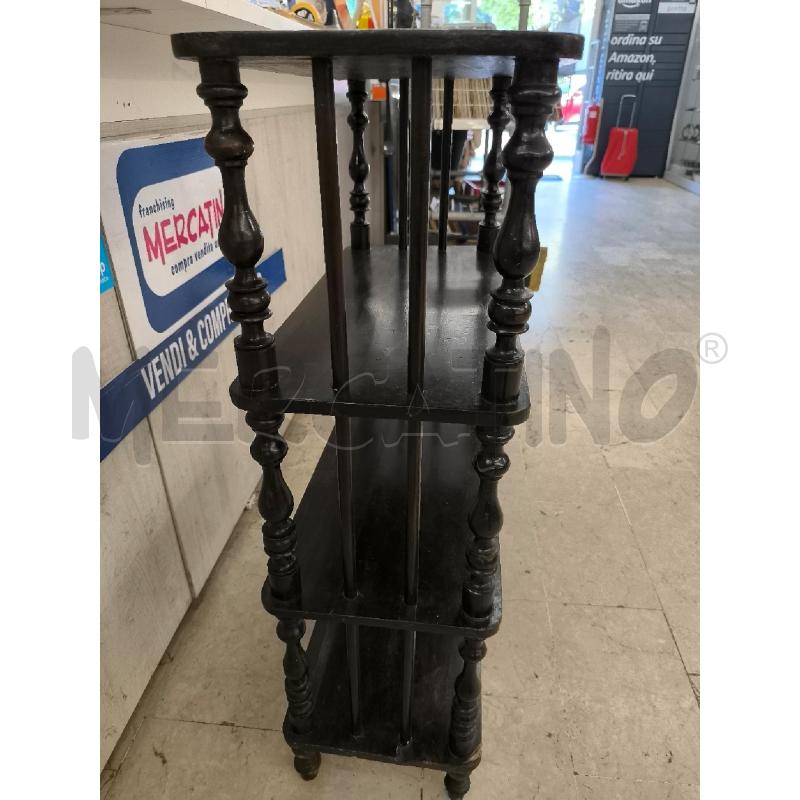 ETAGERE SCURO LEGNO 4 RIPIANI | Mercatino dell'Usato Mestre 4