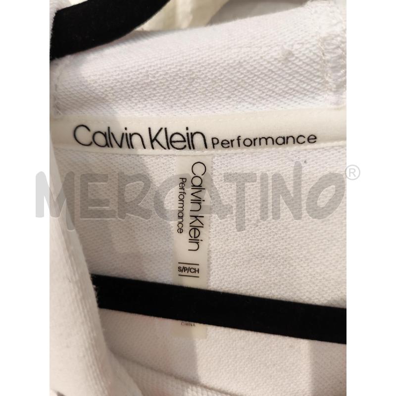 FELPA/ABITO DONNA CALVIN KLIEN BIANCA LUNGA  | Mercatino dell'Usato Mestre 2